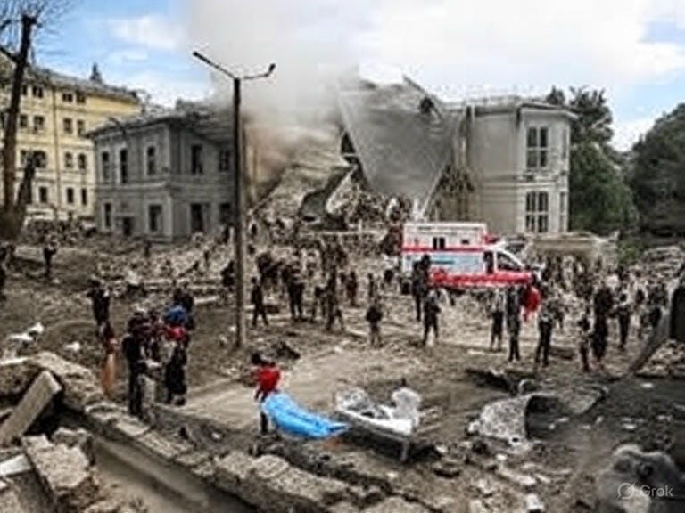 Kyiv’s Tears Under Russias Bombs