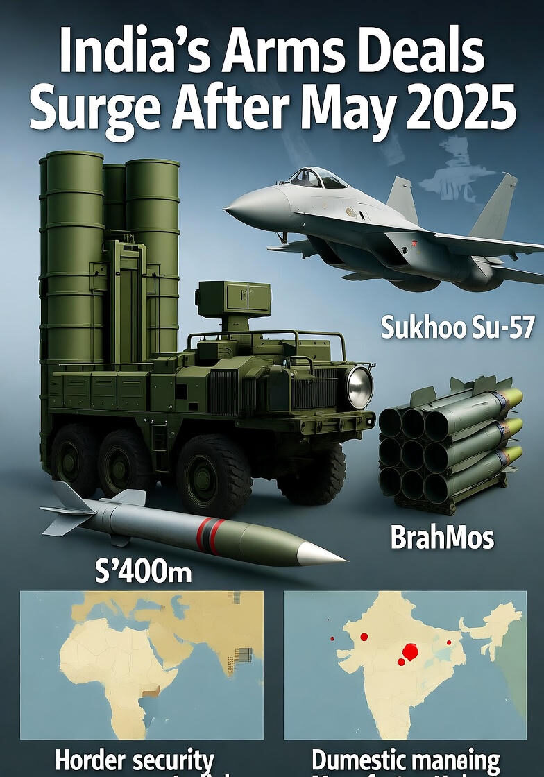 India’s Arms Surge defense Deals After May 2025